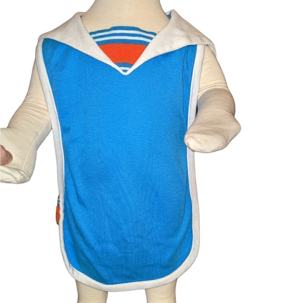 Aileen girl‎ vintage red white and blue top size 6